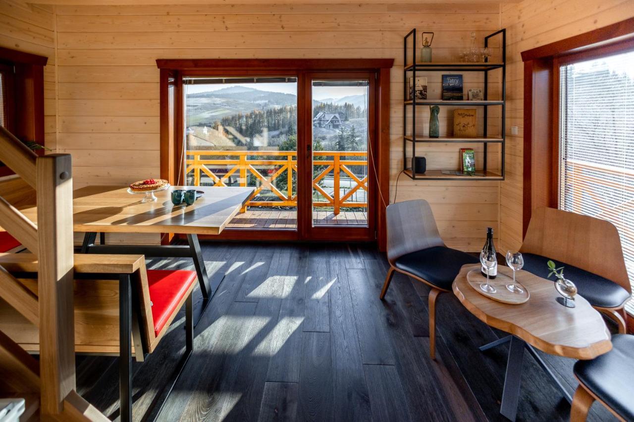 Houten Vakantiewoning "Reisnaarpolen" Royaal Ontbijt, Sauna En Hottub Czarna Góra Eksteriør bilde